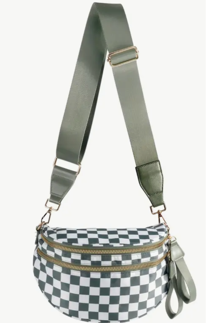 Checkered Bum Bag